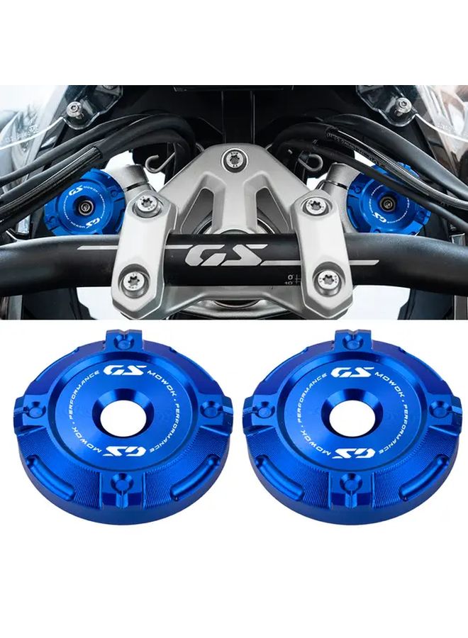 Gold CNC Fork Caps For BMW R1300GS R1300 GS Adventure 2024 2025 Motorcycle Upgrade - Image 1